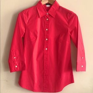 J. Crew, pink blouse, 3/4 sleeves, small...🌺🌺🌺 (1)
